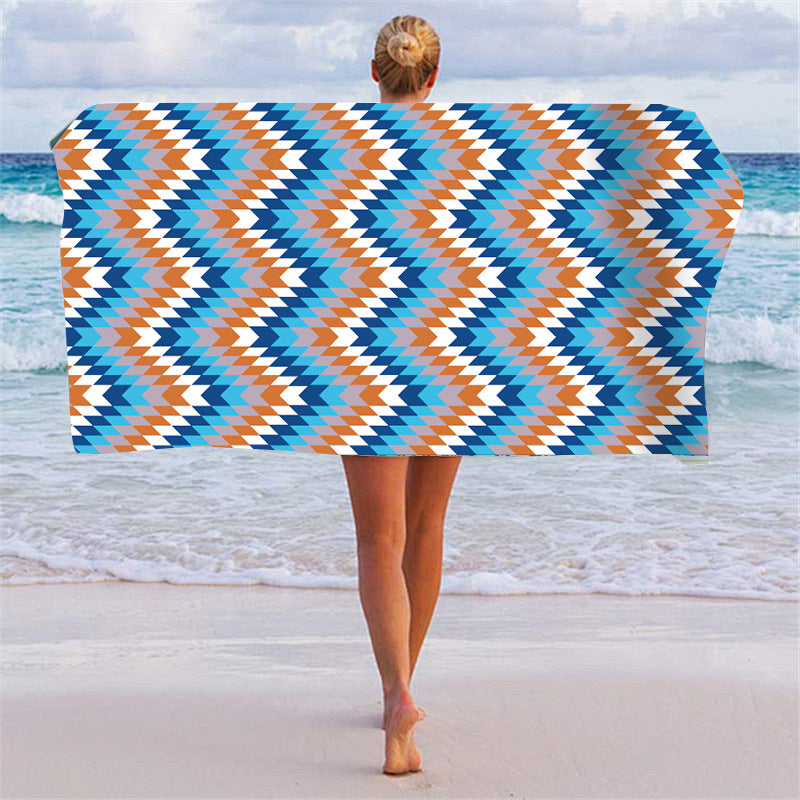 Beach towel with unique graphic pattern Bowlift
