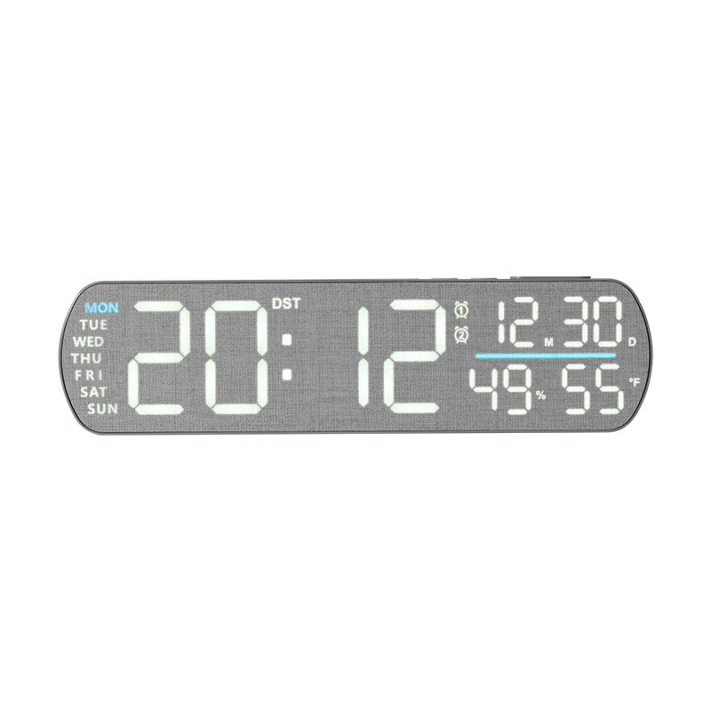 Digital alarm clock with temperature sensor and week display Bowlift