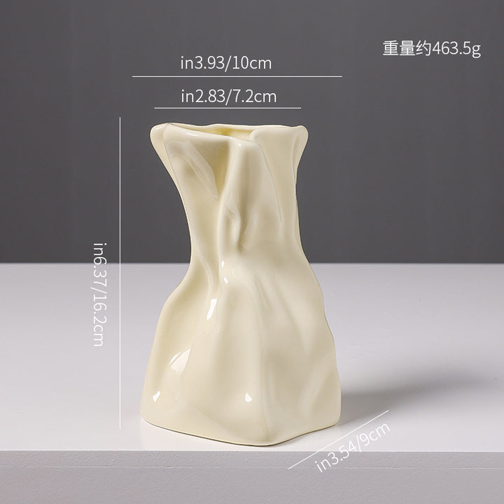 Abstract Ceramic Flower Vase