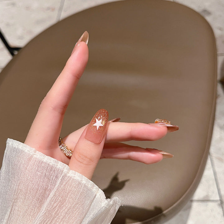 Artistic 3D Character-Themed Press-On Nail Extensions Bowlift