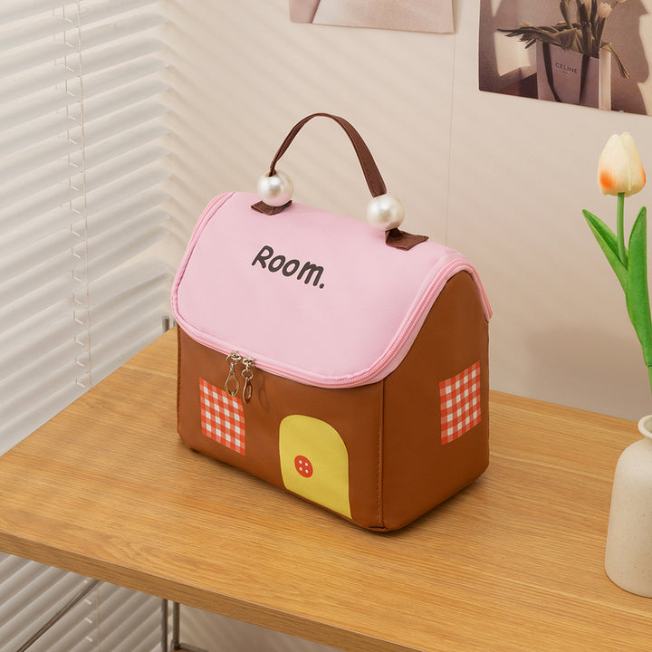 Cute House-Shaped Storage Bag Bowlift