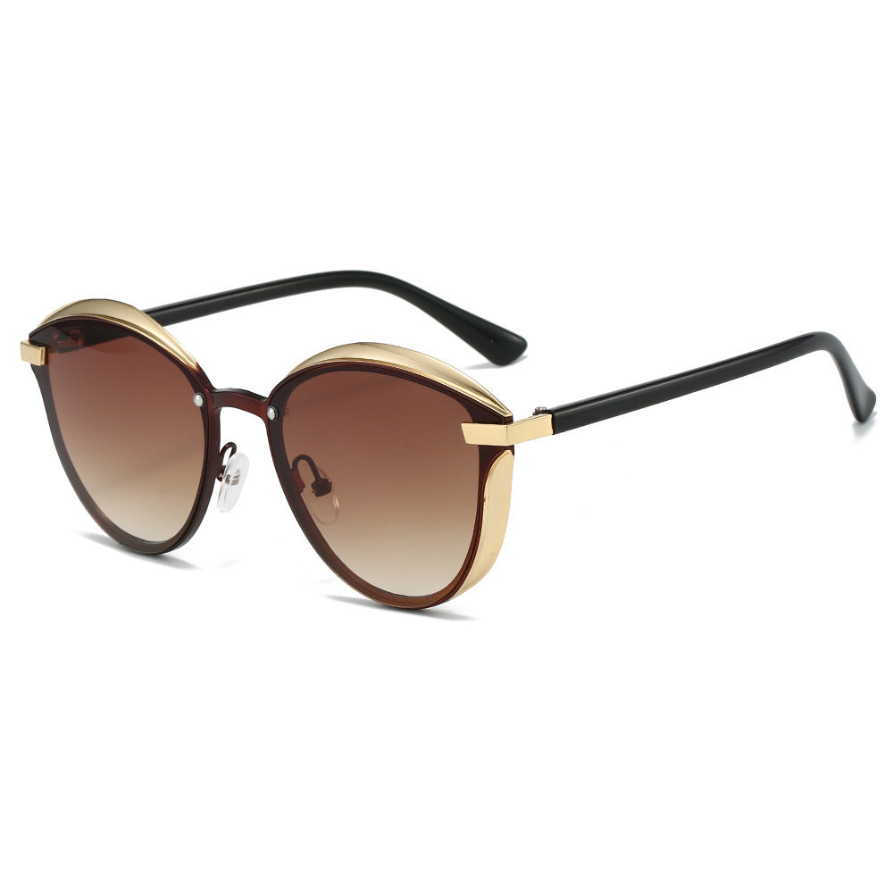 Women's sunglasses with luxurious metal frame and harmonious contour Bowlift