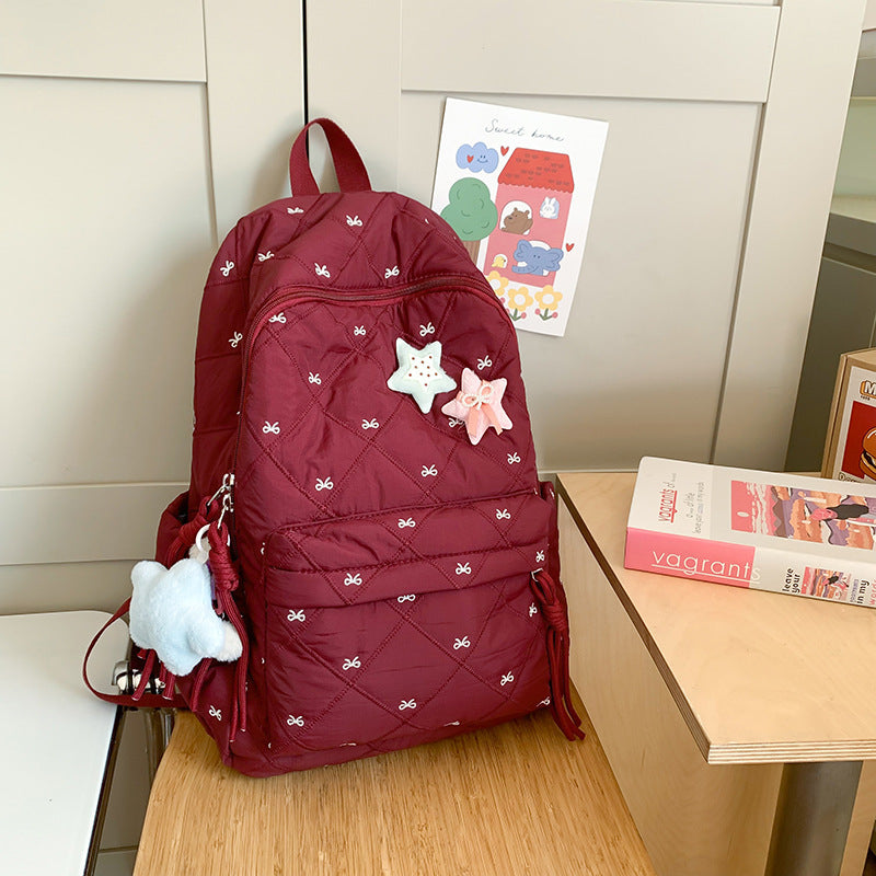 Stylish Quilted Backpack