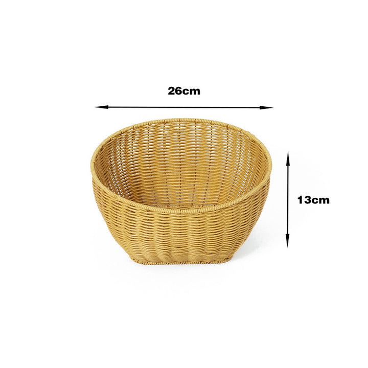 Decorative Woven Living Room Basket Bowlift