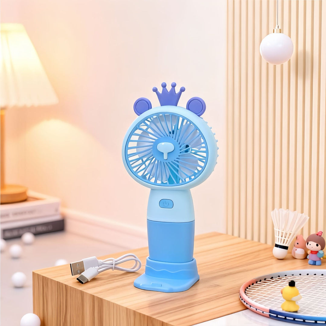 Women Portable Animal Mini USB Fan Bowlift