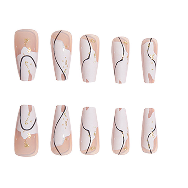 Artistic Press-On Nail Art Bowlift