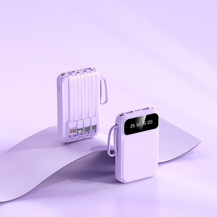 Compact power bank with digital display Bowlift