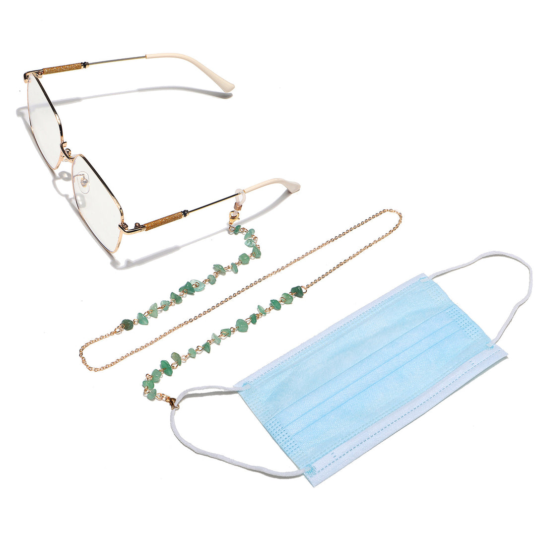 Natural Stone Beaded Eyewear Chain Bowlift