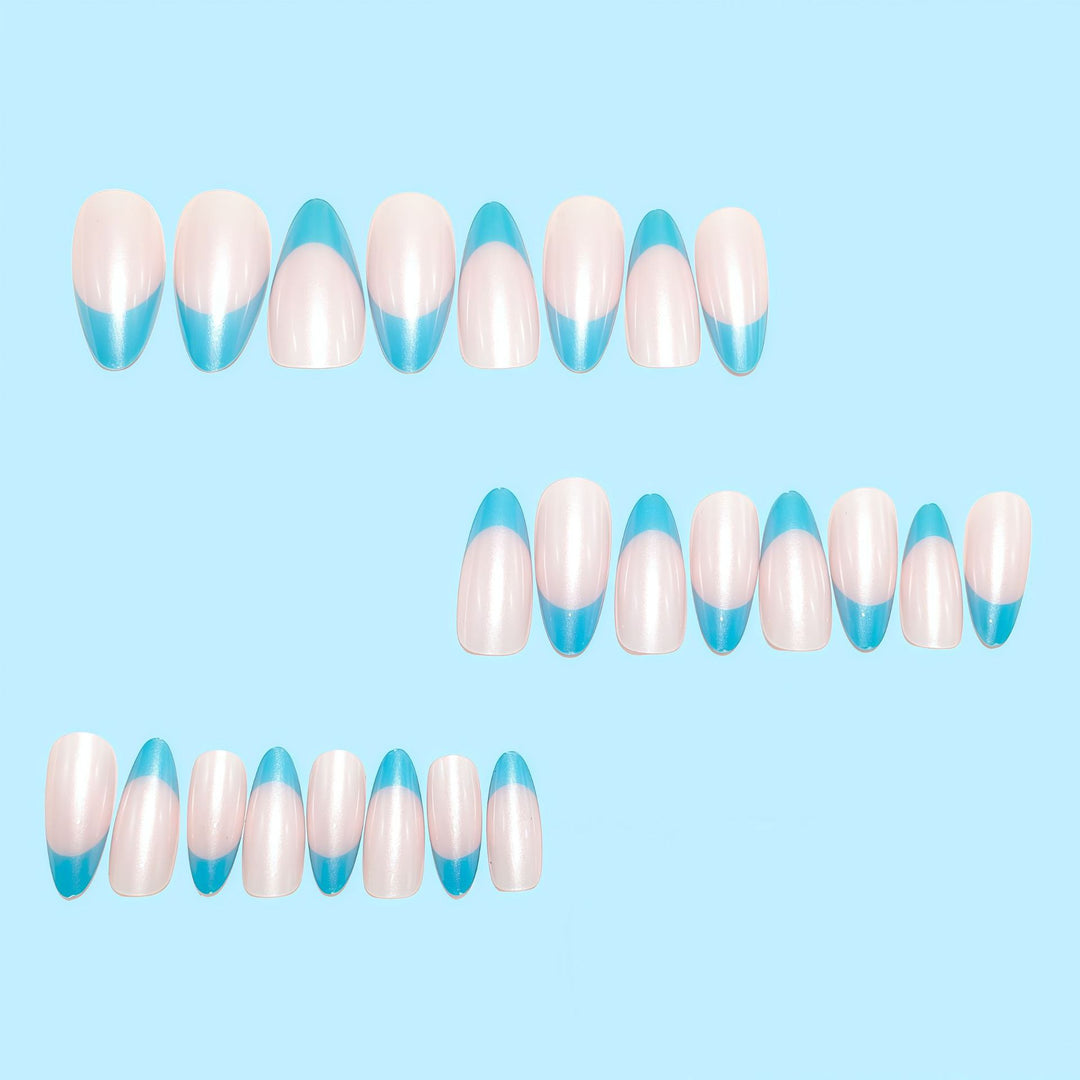 Stylish Color Gradient Artificial Nails Bowlift