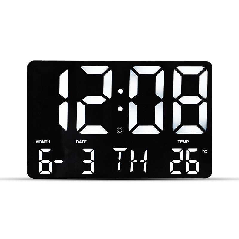 Digital wall clock with multifunctional LED display Bowlift