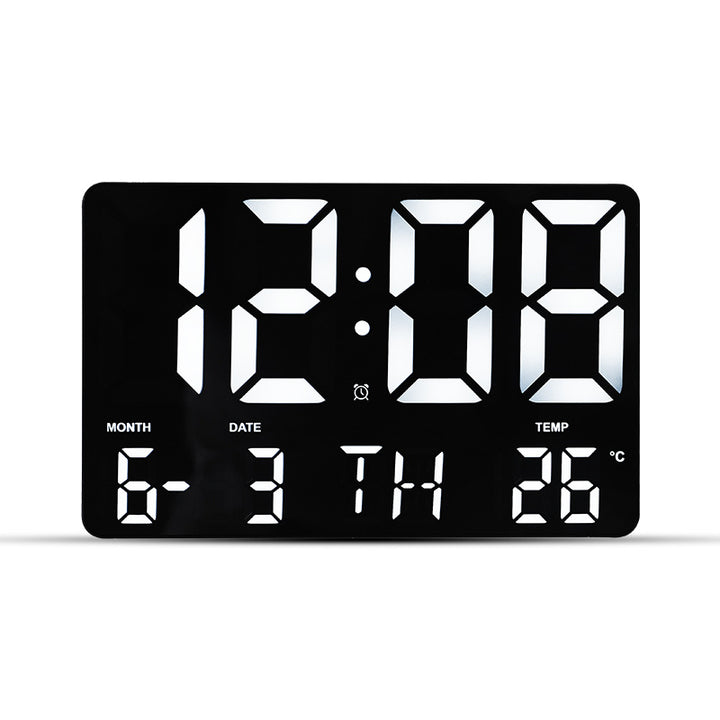 Digital wall clock with multifunctional LED display Bowlift