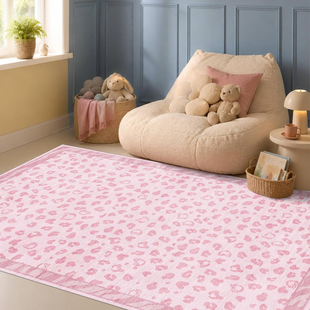 Checkerboard Pattern Area Rug