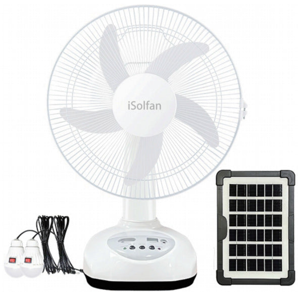 Women's Solar-Powered Table Fan with Intelligent Control System Bowlift