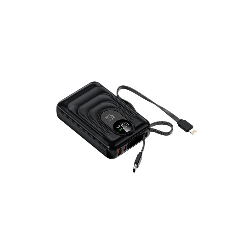 Portable power bank with fast wireless charging function and digital display Bowlift