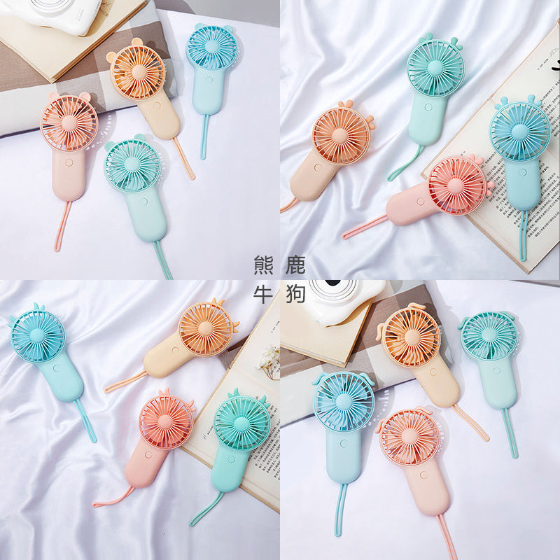 Unisex Portable Handheld Fan in Playful Animal Design Bowlift 1782010553