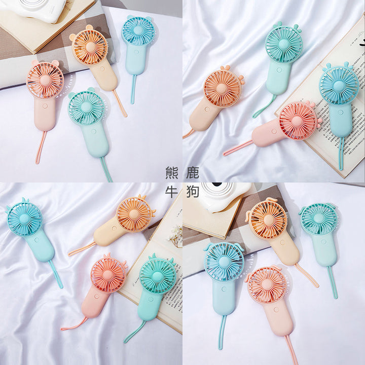 Unisex Portable Handheld Fan in Playful Animal Design Bowlift 1782010553
