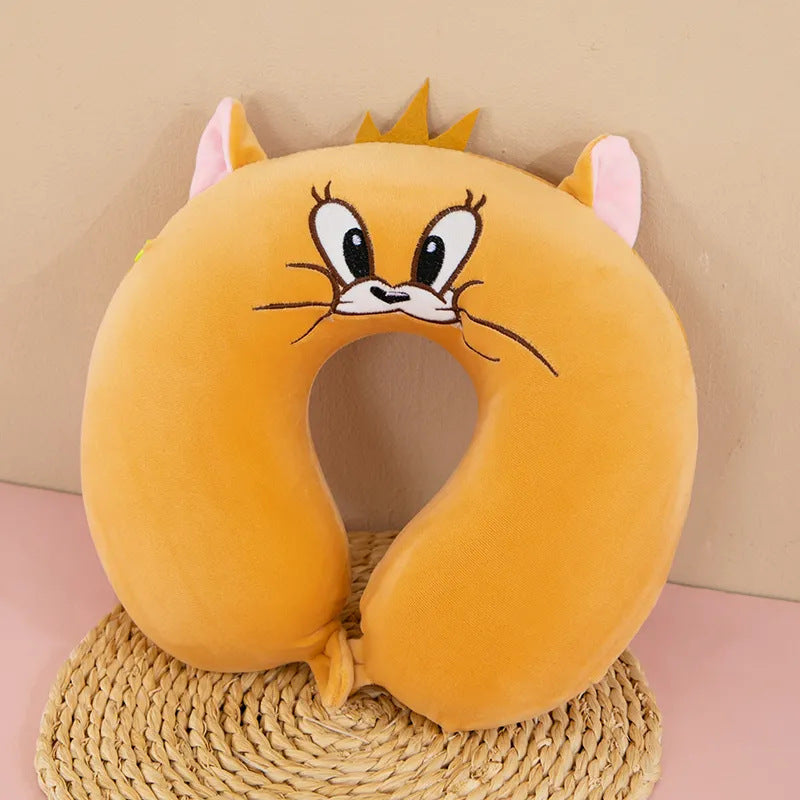 Unisex Neck Support Pillow with Cute Animal Design Bowlift