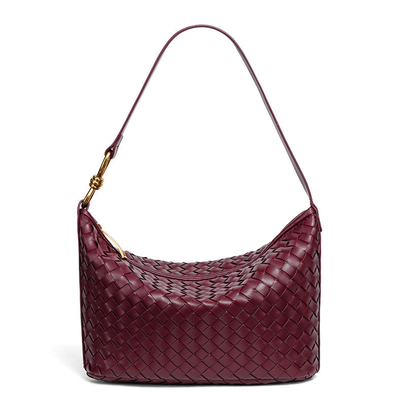 Textured Braided Handbag Bowlift