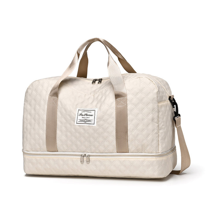 Quilted Travel Duffel Bag Bowlift