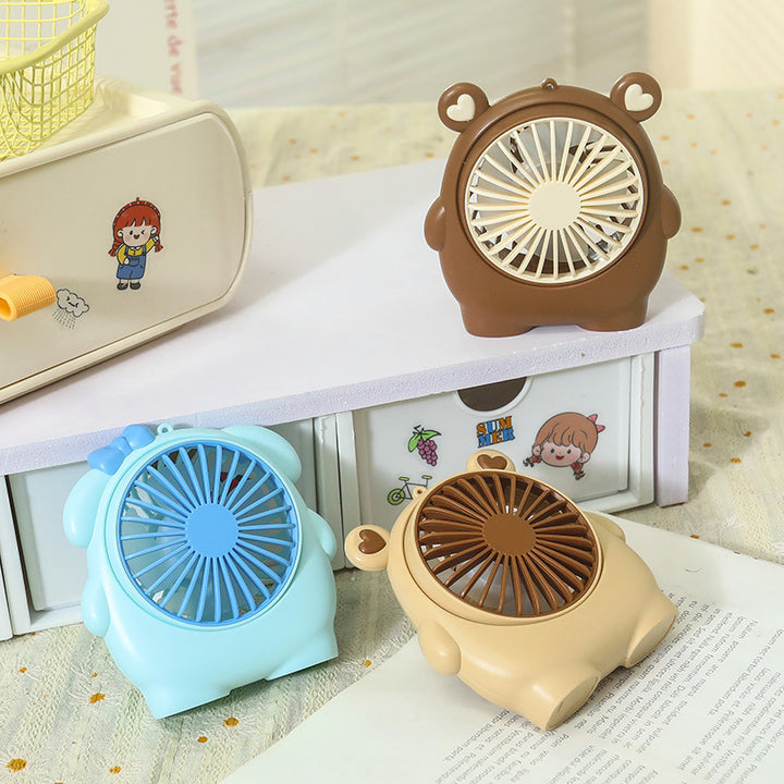 Women’s portable mini fan in playful animal design Bowlift