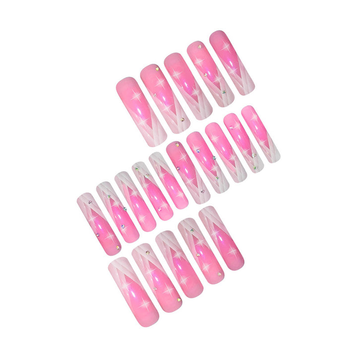 Elegant 3D Gradient Nail Art Bowlift