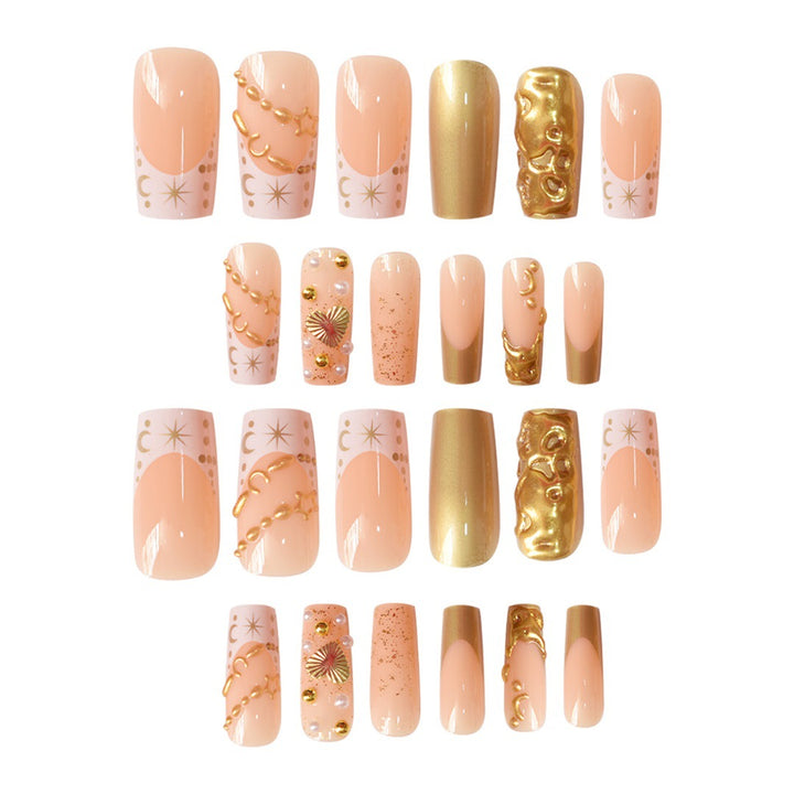Premium Decorative Press-On Nail Art Bowlift
