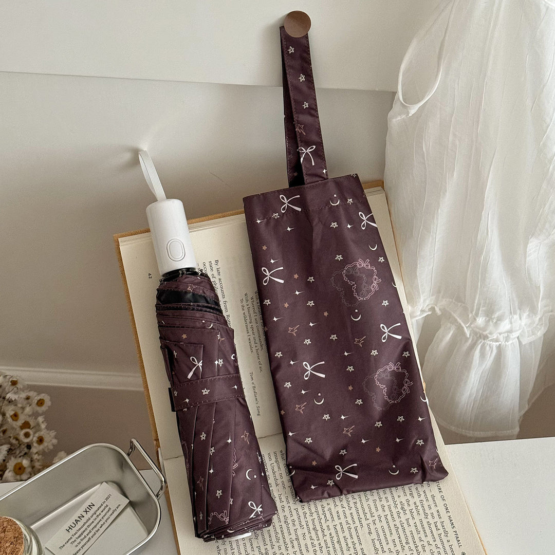 Women's folding umbrella with elegant pendant design Bowlift