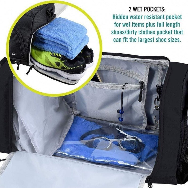 Multi-Pocket Utility Travel Duffel Bag Bowlift