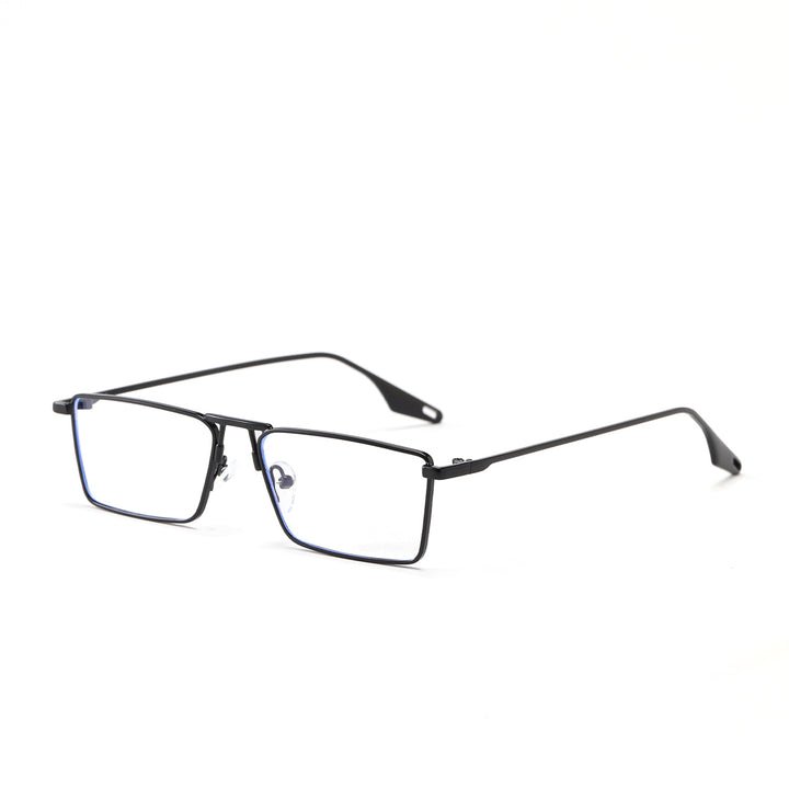 Women's elegant square sunglasses with narrow metal frame and UV protection Bowlift