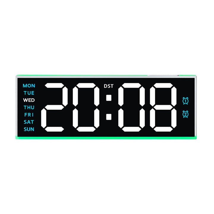 Digital alarm clock with large LED display and dual alarm function Bowlift
