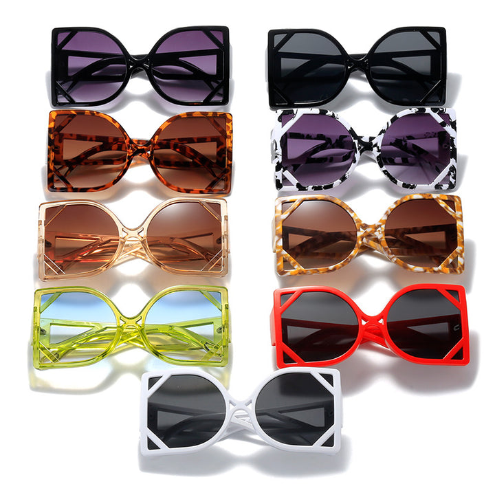Ladies geometric sunglasses with exclusive design and UV protection Bowlift