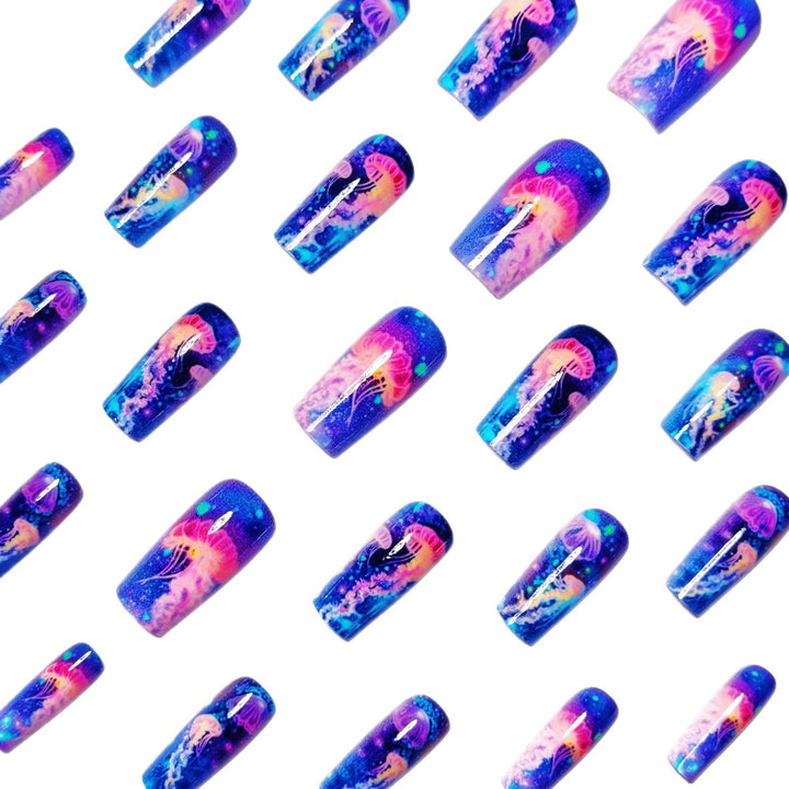 Creative 3D Art Nails with Ocean Motif Bowlift