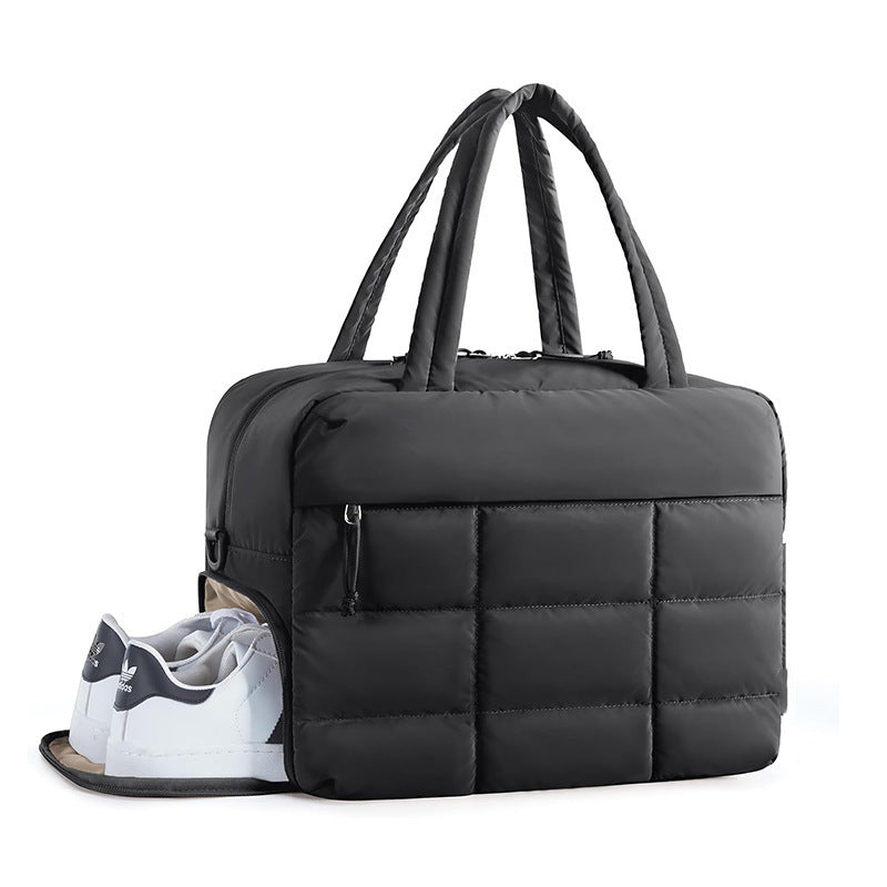 Multifunctional Sports Bag with Integrated Shoe Compartment Bowlift