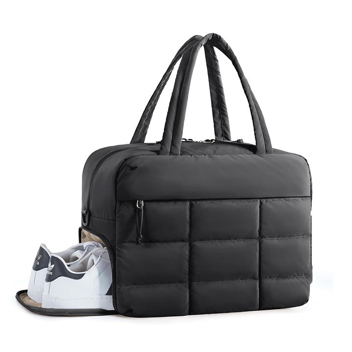 Multifunctional Sports Bag with Integrated Shoe Compartment Bowlift