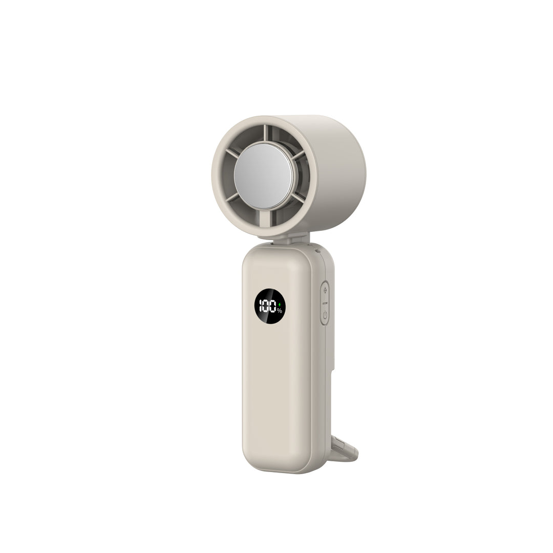 Women Portable High-Performance Fan with Digital Display Bowlift