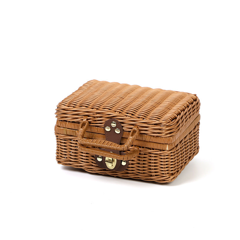 Decorative Woven Keepsake Box Bowlift