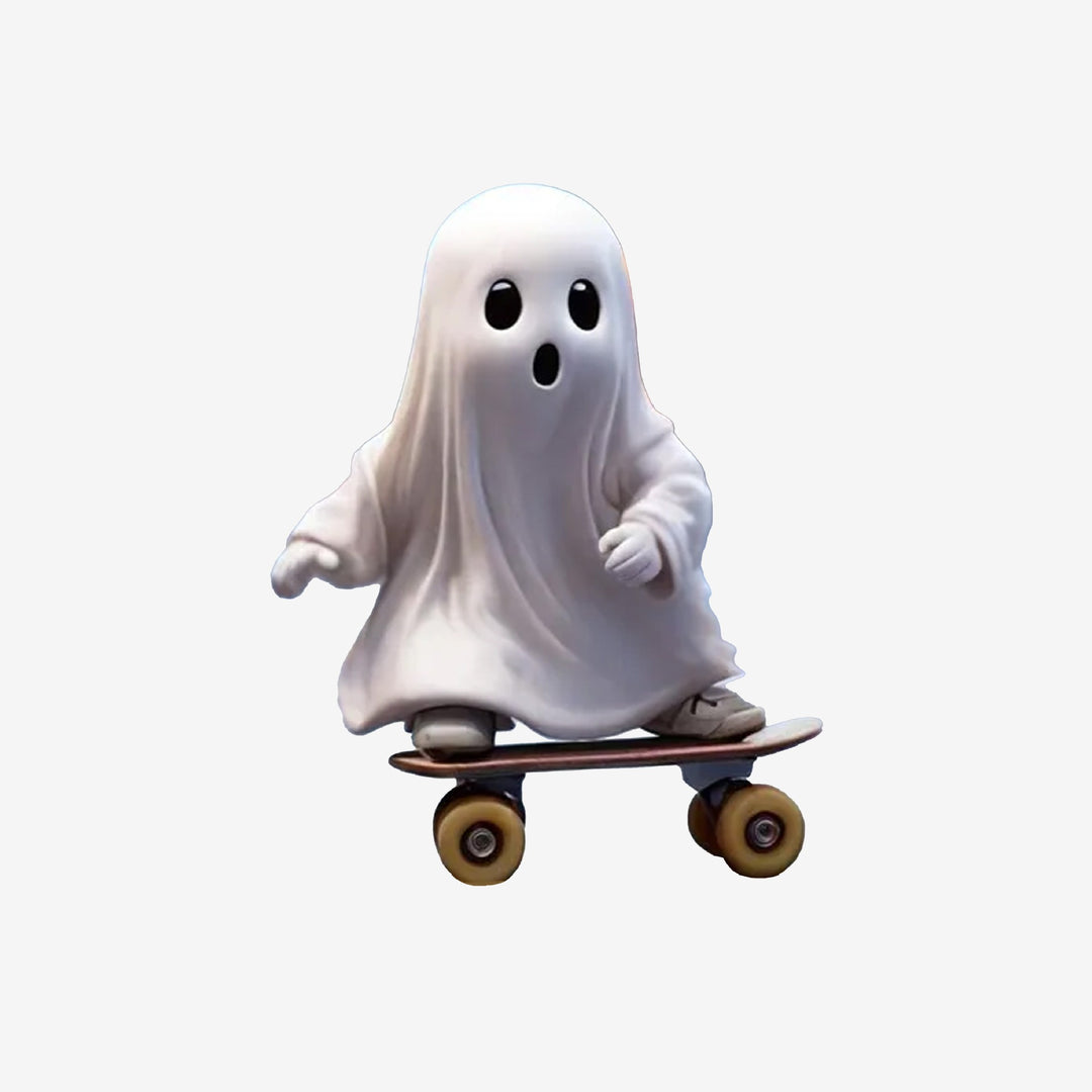 Decorative skateboard ghost figure Bowlift