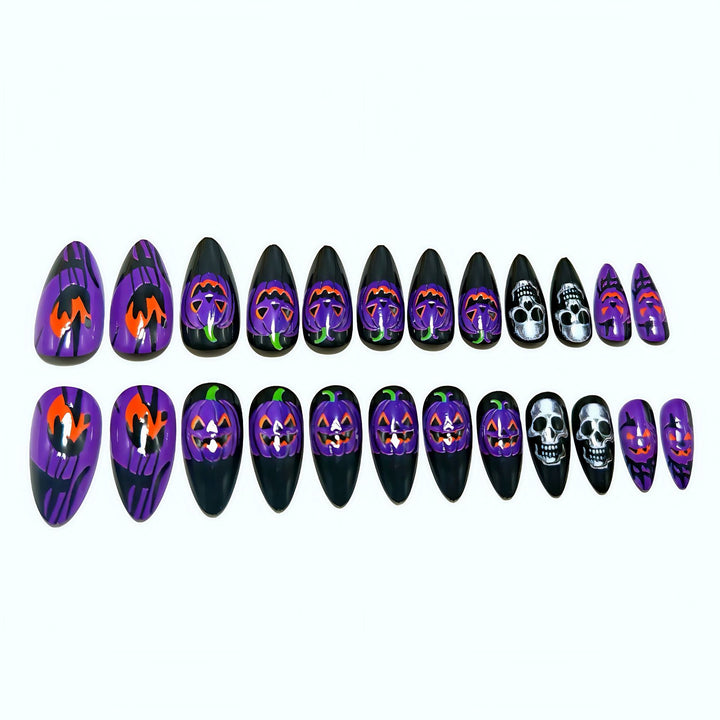 Halloween Fake Nails Bowlift