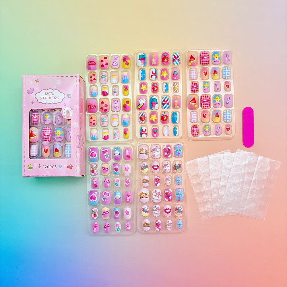 Creative Cartoon Nail Art Sticker Set Bowlift