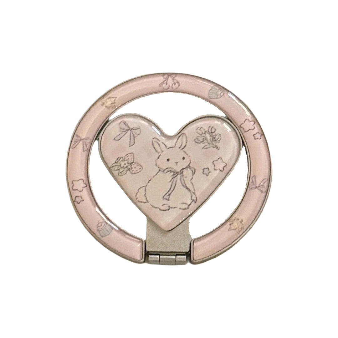 Playful smartphone finger holder with heart design Bowlift