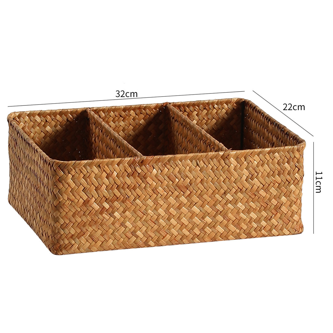 Unisex Practical Storage Basket with Three Compartments Bowlift