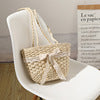 Elegant basket bag with decorative lace ribbon Bowlift