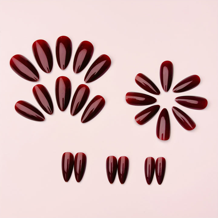 Glossy Stiletto Nail Design Bowlift