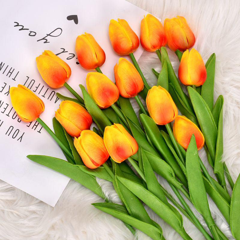 Elegant Faux Tulip Bouquet