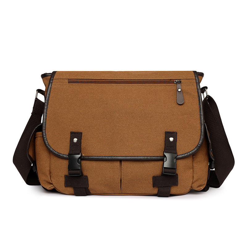 Multi-Functional Vintage Messenger Bag Bowlift