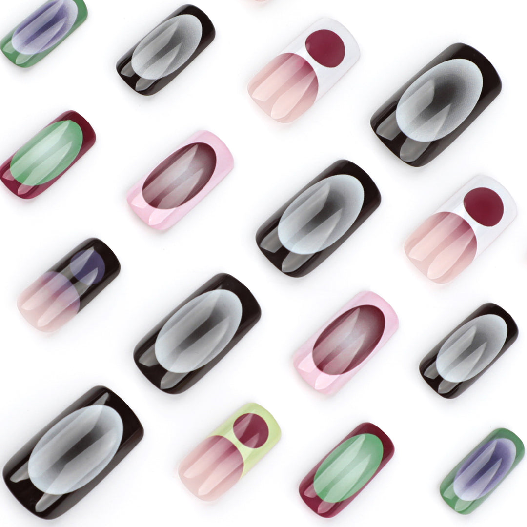 Artful Nail Art with Geometric Designs Bowlift