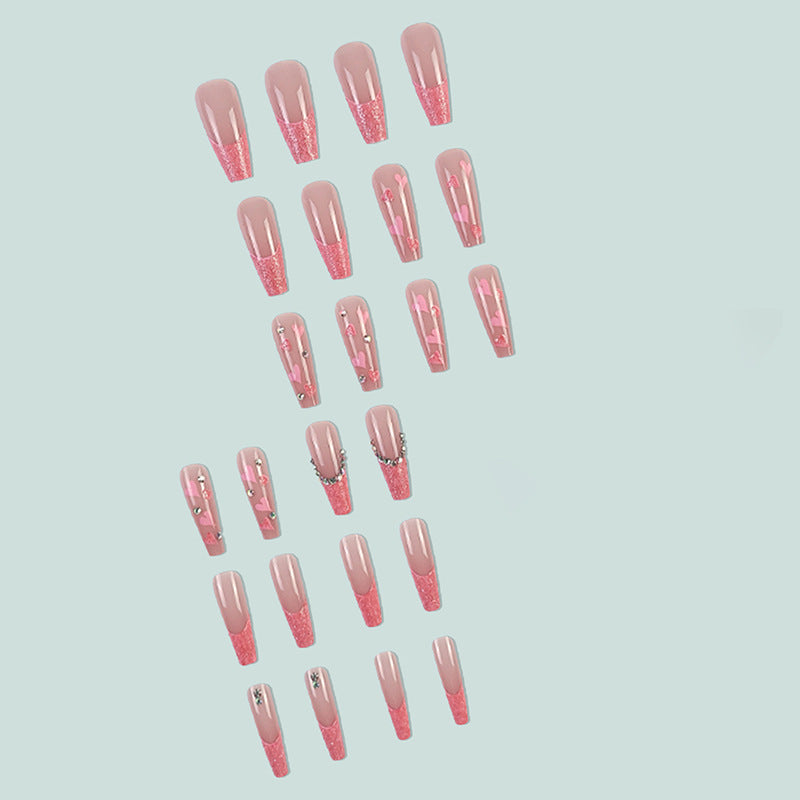 Playful heart nail art Bowlift