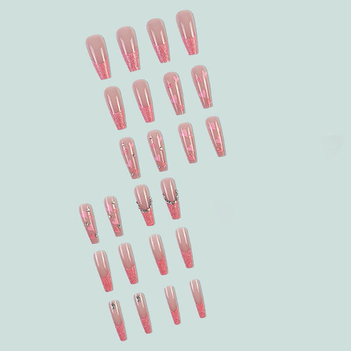 Playful heart nail art Bowlift
