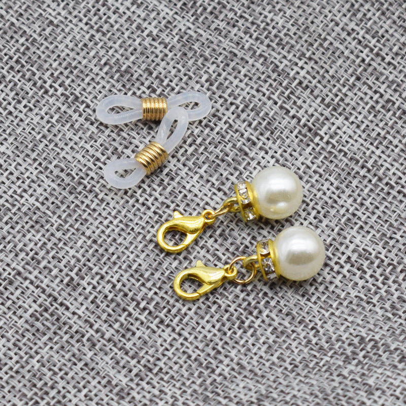 Elegant Pearl and Crystal Eyewear Holder Bowlift