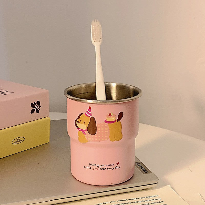 Toothbrush holder with cute dog design Bowlift
